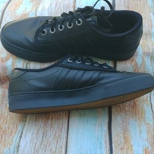 Adidas Kiel Skater Sneakers Men 8.5 All Black